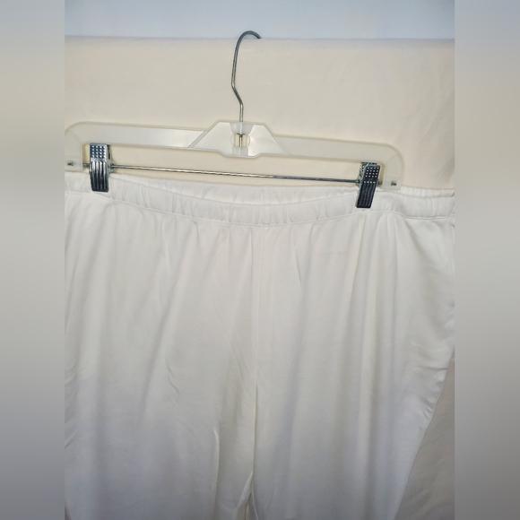 Pre-Loved Women’s Land’s End White Sweatpants Size 1X/P - Picture 8 of 10